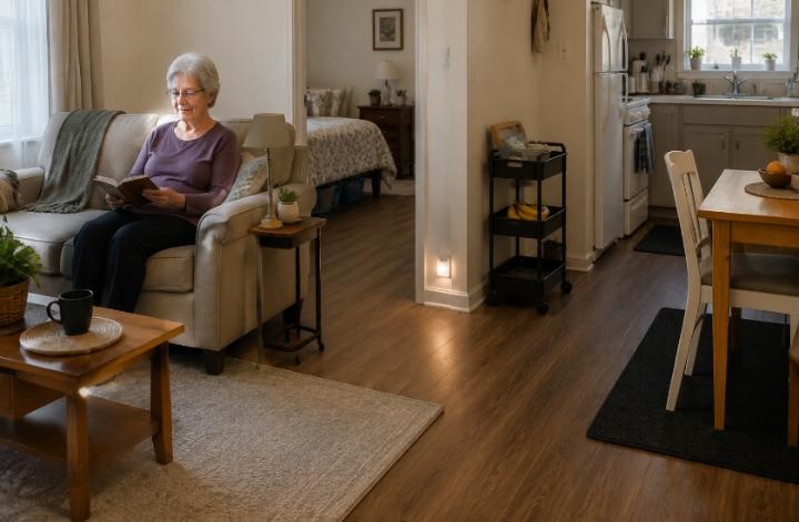 Senior home modifications for fall prevention